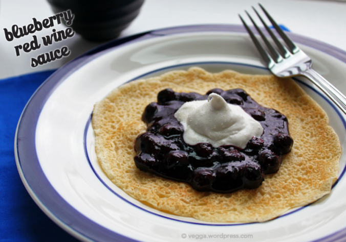 Blueberry-Red Wine Sauce