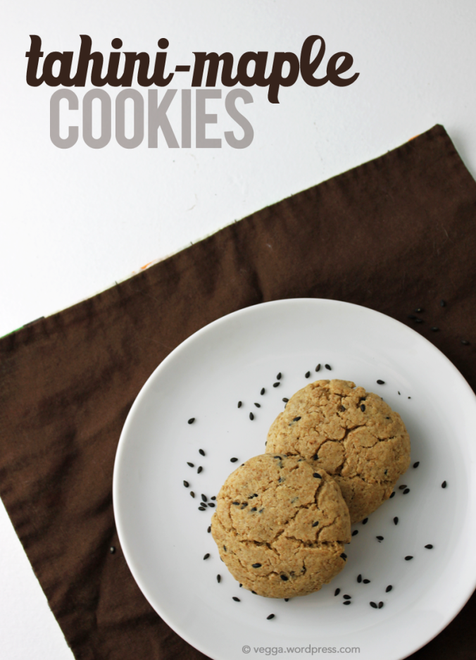 Tahini-Maple Cookies