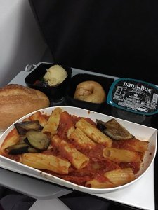 A sample #vegan meal on Turkish Airlines.
