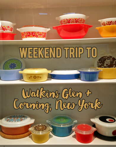 Vegan options for a weekend trip to Watkins Glen and Corning, New York