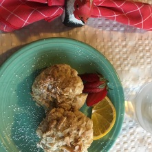 Vegan breakfast at Deer Run B&B, a vegan bed and breakfast in the Florida Keys