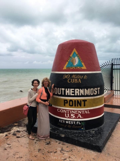 Mom and me in Key West