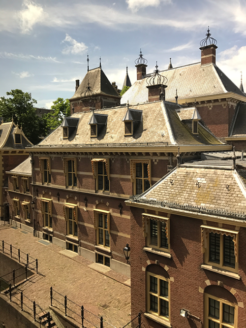 View from the Mauritshuis in Den Haag, the Netherlands