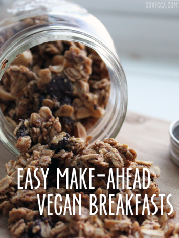 Make-ahead vegan breakfasts // govegga.com