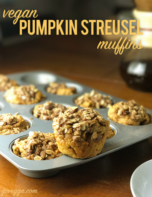 "Pumpkin" streusel muffins