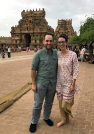 Kelly and Steven in South India